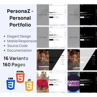 PersonaZ Personal Portfolio HTML Template Pack | Responsive Creative Portfolio Website Design