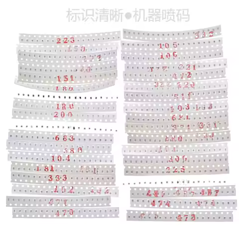 720Pcs 36 Values 0805 SMD Ceramic Capacitor Assorted Kit 1pF~10uF Samples Kit 20pcs Each Value