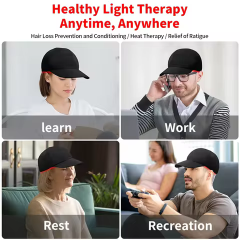 3-in-1 Laser Hair Growth Helmet 96 Diodes IR Light & Scalp Massage Machine for Hair Care Regrowth an