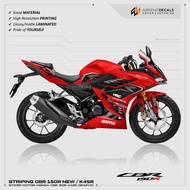 Striping CBR 150R NEW K45R/HONDA CBR 150R 2021 Motorcycle Sticker - Present/CBR Sticker/STOCK DECAL