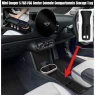 Mini Cooper S F65 F66 (2024-2027) Silicone Center Console Compartments Storage Tray Car Accessories