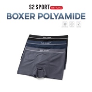 Quần lót nam S2 SPORT sịp đùi boxer nam polyamide co giãn 4 chiều khử khuẩn thoáng khí - SBX66
