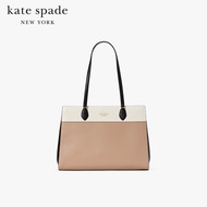 KATE SPADE NEW YORK MADISON COLORBLOCK SAFFIANO LEATHER EAST WEST LAPTOP TOTE KC618 กระเป๋าถือ