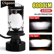 C5GOON 1PC H4 Car Headlight Bulbs Projector Lens LED 8000LM CANBUS Turbo Auto Bulb High Low Light Fo