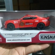 Diecast kinsmart 1/36 Chevrolet Camaro zl1 police fire fighter car