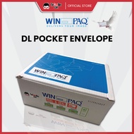 Winpaq DL Envelope 100gsm White Peel and Seal Pocket Envelope 110mm X 220mm - Local Stocks