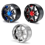 2.2 Inch Metal Beadlock Wheel Hub Rims 2/4Pcs for 1/10 RC Crawler SCX10 TRX-4 Spare Parts