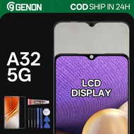Genon IPS 90Hz LCD for Samsung Galaxy A32 5G LCD Display Touch Screen with Frame Replacement Parts