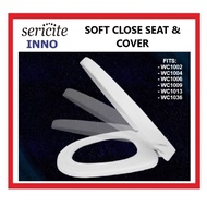 SERICITE INNO Soft Close Toilet Seat and Cover for WC1002/WC1004/WC1006/WC1009/WC1013/WC1036