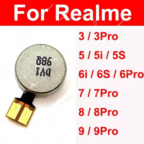 Motor Vibrator For Realme 8 9 Pro 9 6i 6S 6Pro 7 7 Pro 1 2 3 5 5i 5S 5G Motor Vibration Replacement 