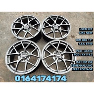 USED RIM 17 BBS CONDITION LIKE NEW myvi jazz city vios yaris persona saga iriz