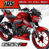 Decal GSX S150 Full Body Stiker Suzuki GSX S150 Full Body Dekal Gsx S Polos