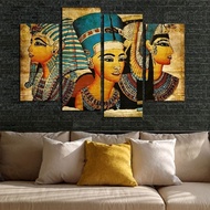 4pcs Large Modern Egyptian Pharaoh Canvas Print Oil Painting Home Decor Wall Art Decor