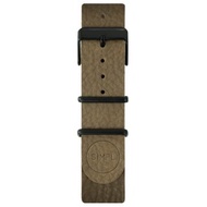 軍綠色真皮NATO錶帶 20公釐
