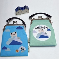 京都綾小路附帶口金包-pickles the frog(多雲)