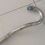leher knalpot bending klx crf