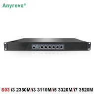 Firewall 1U Rackmount Network Security Appliance Intel Core i3 3110M with 8*Intel I211 Gigabit LAN e