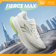 【Wide-fit】361 Degrees Fierce MAX Men Running Shoes Widefoot Shock Absorption Cushioning Soft Jogging