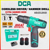 12v DCA Cordless Impact Hammer Drill Adjz1202i Battery Drill Cordless Drill Cordless Hammer Drill