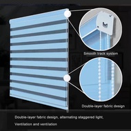 Tirai Bidai Tingkap Moden / Zebra Roller Blind Multicolored [ 2 Kaki Lebar  x 6 Kaki Panjang ] box p