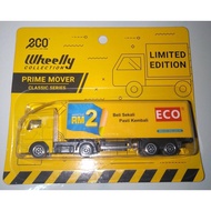 LORI LORRY TRUCK ECO SHOP VIRAL RM2 CLASSIC SERIES 2019 LIMITED EDITION YELLOW KUNING PRIME MOVER DI