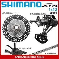Shimano XTR M9100 Groupset 12 Speed Mountain Bicycle M9100 Right Shifter Lever Rear Derauilleur 10-5