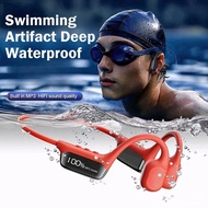 New S10 Digital Display True Bone Conduction Bluetooth IPX8 Swimming Waterproof 32GB Memory C7Q0