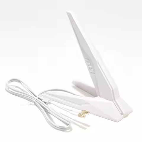 Original MSI Large Shark Fin Antenna 2.4G 5G 6G Wireless Network Card WIFI7 Antenna EZ-plug for Z890