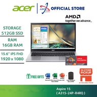 ACER ASPIRE 3 A315-24P-R4RQ 15.6" Laptop - ( R5-7520U 16GD5 512SSD / 15.6" FHD / WIN11H / OFFICE OPI