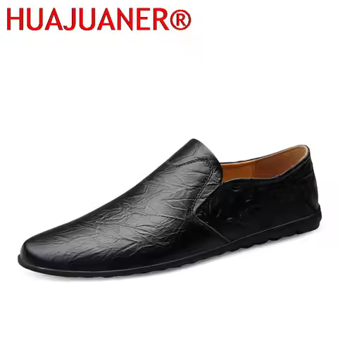 Formal Men Shoes Leather Loafers Lightweight Outdoor Shoes Business Formal Shoes Male Comfortable Dr