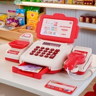 JUNYUE88WL Supermarket Cash Register, Puzzle Simulation Multi-Function Simulation Cashier Model, Pla