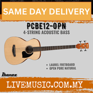 Ibanez PCBE12 Grand Concert 4-String Acoustic Electric Bass Guitar - Open Pore Natural (PCBE12-OPN)