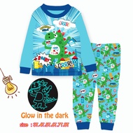 Cuddle Me 3-8 Years Old Kids Pyjamas / Glow in the Dark Children Sleepwear / Kids Pajamas Set