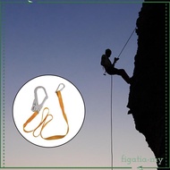 [FigatiaMY] Safety Harness Fall Arrest Lanyard Strap & Hook Carabiner Rock Climbing