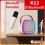 [Malaysia Stock] K12 Wireless Karaoke Speaker With Karaoke Bluetooth Microphone Karaoke Set Home KTV