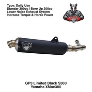 WRX GP3 Limited Black S300 XMax300 Exhaust