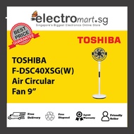 TOSHIBA F-DSC40XSG(W) Air Circular Fan 9”