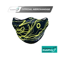Cub Prix Face Mask Circuit Yellow