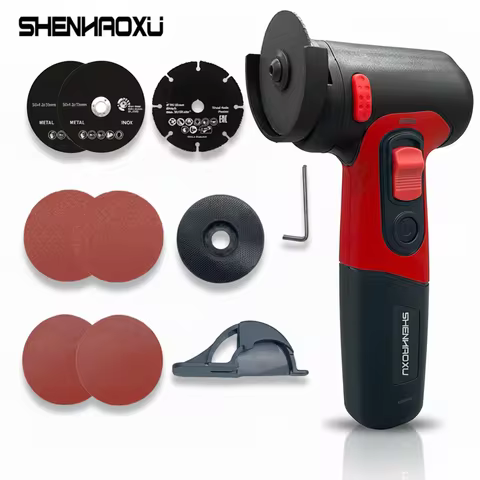Cordless Super Mini Angle Grinder 7.2V Rechargeable Lithium Battery Type-C USB Polishing & Diamond C