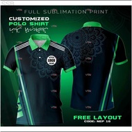 【FREE CUSTOM】POLO Shirt Uniform for SSLG | SELG. | YES-O | BKD FULL SUBLIMATION Menswear Top matatag
