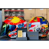 Helmet Cap KYT Arai YF Design Hellcat SV Merdeka 64 2021 Frontliner Stay At Home Limited Edition