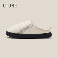 UTUNE Windproof Down Cloth Indoor Leisure Fashion Unisex Couple Bread Slippers