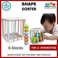 Shape Sorting Toy Toddler Toys Mainan baby 1 tahun Baby toys 1 year Montessori Toys 1 year