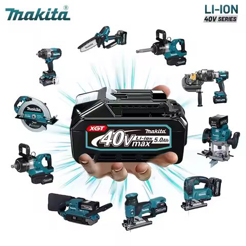 Makita 40V Max XGT Lithium ion Battery 5.0Ah New Original Battery 21700 , BL4020, BL4025, BL4040, BL