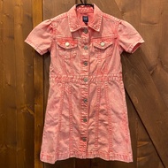 Children Clothing GAP Pink Washed Denim Dress