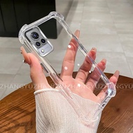 เคสนิ่มสำหรับ Vivo V21เคส VIVO V21 5G 4มุมเคสโทรศัพท์ TPU นิ่มซิลิโคนกันกระแทก