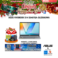 [ผ่อน 0% 10 ด.]ASUS VIVOBOOK S14 S3407QA-OLED053WA/Snapdragon X X1-26-100/ประกัน 3 YEARS Onsite+1Y P