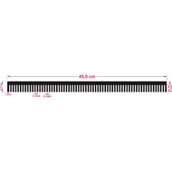 CUSTOM ACRYLIC OVERFLOW AQUARIUM COMB, BREAK DOWN MODEL, 45 X 3 CM - LASSER CUTTING AQUARIUM TANK