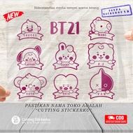 HP BTS21 Reflective Cutting Sticker New Motorcycle Car Variation Waterproof Durable Helmet Accessori