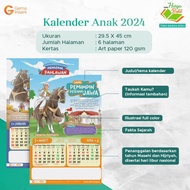 [ZZR] CHILDREN'S CALENDAR 2024 - MUSLIM CHILDREN'S CALENDAR 2024 PUBLISHER GEMA INSANI PRESS VIRAL